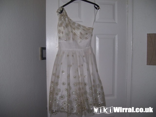 Attached picture Womens size 8 dress,wore once £15.jpg